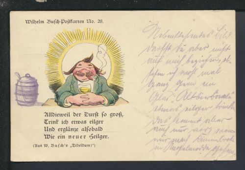Ansichtskarte Wilhelm Busch Nr 28 Rheine NRW Borkum Niedersachsen aus Dideldum