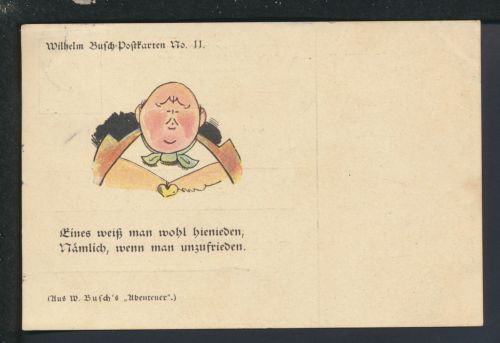 Ansichtskarte Wilhelm Busch Nr 11 Bonn NRW aus Abenteuer