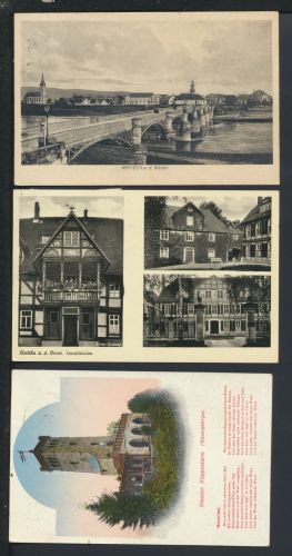 Ansichtskarte Rinteln Niedersachsen Lot aus 3 Karten