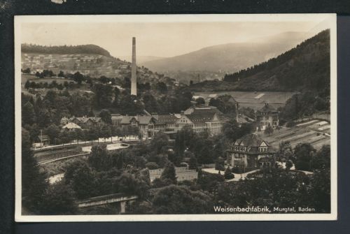 Bahnpost Ansichtskarte Murgtal Baden-Württemberg Karlsruhe Freudenstadt Zug 3957