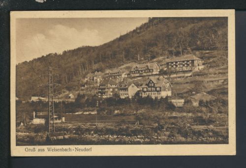Bahnpost Ansichtskarte Weisenbach Baden-Württemberg Rastadt Freudenstadt Z. 1290
