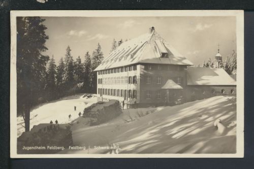 Bahnpost Ansichtskarte Feldberg Baden-Württemberg Titisee Seebrugg Zug 1942