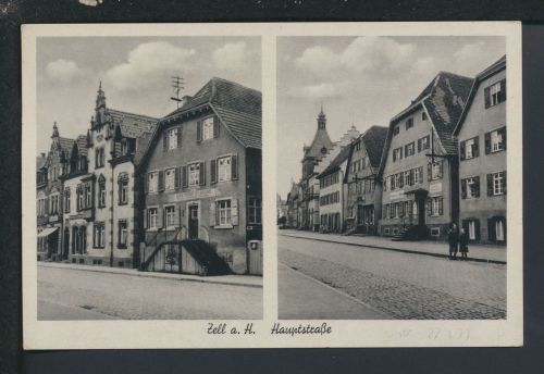Bahnpost Ansichtskarte Zell Baden-Württemberg Konstanz Offenburg Zug 1420