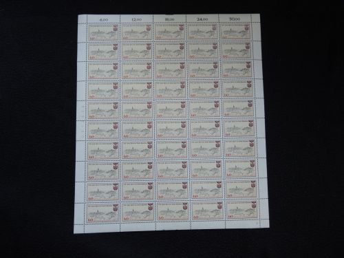 Berlin 659 Spandau kpl. Luxus Bogen postfrisch Farbkeile o+u. Kat. -Wert 75,00++