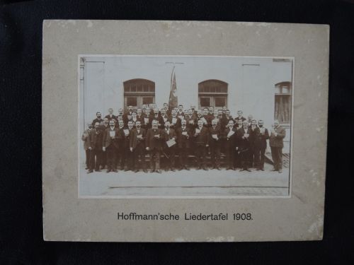Orignal Foto Bad Salzuflen Kr. Lippe Hoffmann Liedertafel 24,5x16,2 cm Unikat