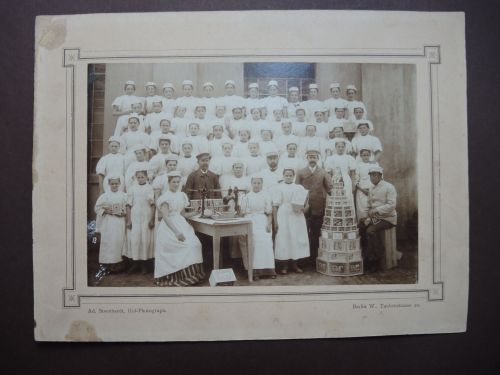 Orignal Foto Bad Salzuflen Kr. Lippe Mitarbeiter Hoffmann 23,2x15,5 cm Unikat