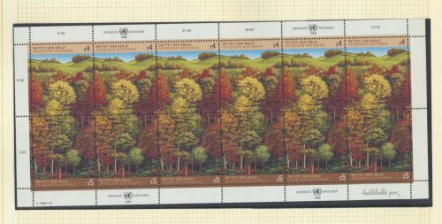 Österreich 81-82 Wald Bogen Kleinbogen Luxus postfrisch UNO Vereinte Nationen