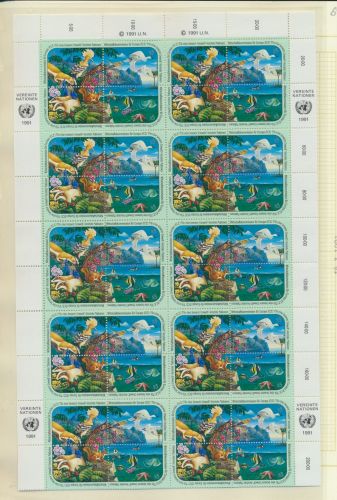 Österreich 110-113 Bogen Kleinbogen Tiere Vögel Luxus postfrisch UNO Vereinte
