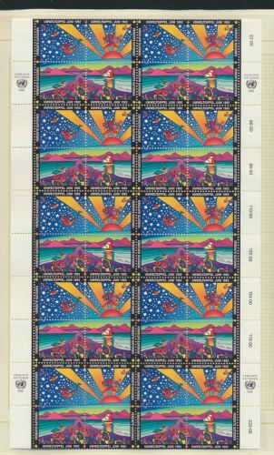 Österreich 129-132 Umwelt UNCED Bogen Kleinbogen Luxus postfrisch MNH UNO