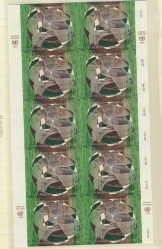 Österreich 152-155 Weltfrieden Bogen Kleinbogen Luxus postfrisch MNH UNO