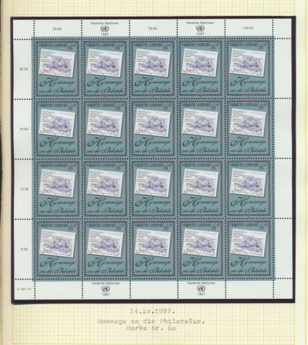 UNO Österreich 236-237 Philatelie Bogen Kleinbogen Luxus postfrisch MNH