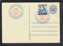 Böhmen und Mähren Brief Karte Philatelie SST Briefmarkenausstellung Slatinian