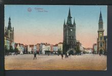 Ansichtskarte Belgien Courtrai Grand Place