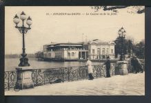 Ansichtskarte Frankreich Enghien-les-Bains Le Casino vu de la Jetée