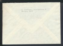 DDR R-Brief Bogenecke Sonder R-Zettel DV Druckvermerk Erfurt Thüringen Hamburg