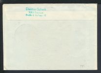 DDR R-Brief MEF im Paar plus Sonder R-Zettel Borna Sachsen Thierbach SST