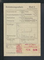 R-Brief DDR Einzelfrankatur plus Sonder R-Zettel Karl-Marx-Stadt Sachsen München