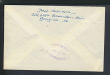 DDR Brief Sonder R-Zettel Erfurt Thüringen 25 Jahre Potsdamer Abk. Rustington