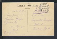 Auto Oldtimer Ansichtskarte Frankreich Rocquigny Ardennen Automobile Feldpost