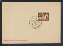 Pferde Pferdesporr Brief Deutsches Reich int. Das braune Band SST München Bayern