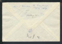 R-Brief DDR Sonder R-Zettel Gebühr bezahlt Hoyerswerda Sachsen Keitum Sylt