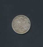 Münze Deutsches Reich Kaiserreich 1 Mark 1907 D Reichsadler Silber