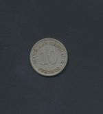 Münze Deutsches Reich Kaiserreich 10 Pfennig 1912 A