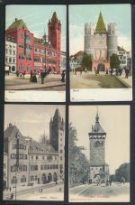 Ansichtskarte Schweiz Basel Sammlung Lot von 14 Karten