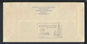 Brief Flugpost DDR Berlin Erstflugbrief SST InlandFlugverkehr Deutsche Lufthansa