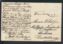 Ansichtskarte Niederlande ’s-Gravenhage Den Haag Vijverberg Mühlgrün Sachsen