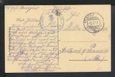 Ansichtskarte Belgien Roeselare De Vaart Feldpost Prausitz Sachsen