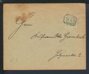 Motiv Pferde Brief Stadtpost Privatpost Merkur Hannover 1895
