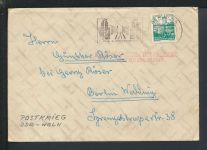 Brief DDR Berlin Postkrieg SST Hauptstadt der DDR 2 inter. Stempel L2 Politik