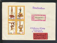 R-Brief Express DDR Zusammendrucke Langenbach Sachsen Biberach Baden-Württemberg