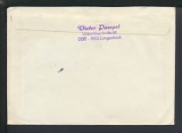 R-Brief Express DDR Zusammendrucke Langenbach Sachsen Biberach Baden-Württemberg