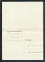 Ganzsache Frage Antwortkarte Berlin SST Ausstellung junger Philatelisten 1974