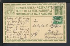 Schweiz Engelberg Das Rutli Bundesfeier Jugendstil Künstler Ganzsache Berlin