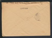R-Brief Bizone AM-Post mit Paar Weiden Bayern Berlin