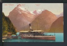 Gersau Schiff Schifffahrt Schiffspost Ansichtskarte Schweiz Luzern