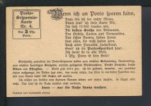 Altdeutschland Bayern Luitpold Augsburg Porto Ersparniskarte