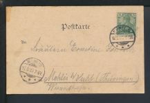 Litho Ansichtskarte Hünfeld LK Fulda Hessen Rathaus Zella Mehlis Thüringen