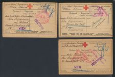 Russland Atbasar Kriegsgefangenenpost Wien Österreich Lot Korrespondenz 7 Karten