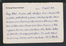 Kriegsgefangenenpost Offizierlager Hammelburg XIII B Belgrad Serbien 1944