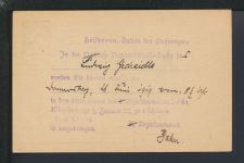 Dienst Ganzsache Altdeutschland Württemberg Heilbronn Baden-Württemberg 1919