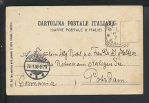 Ansichtskarte Genua Italien Piazza Corvetto Potsdam Brandenburg 1898