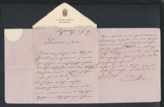 Deutsches Reich Düsseldorf 1909 Patent Kleinbrief mit Öffner
