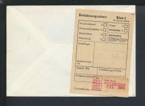 Berlin Böhlen Thüringen R-Brief DDR SST AEROSOZPHILEX 1980 m Einlieferungsschein