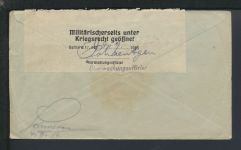 Zensur Brief Dänemark MEF Paar Kopenhagen Berlin geöffnet unter Kriegsrecht 1916