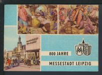 Leipzig Sachsen München Bayern DDR Ansichtskarte 800 Jahre Messestadt Leipzig