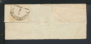 Altdeutschland Bayern Nrnst.176 + Segmentstempel Landstuhl nach Frankenthal